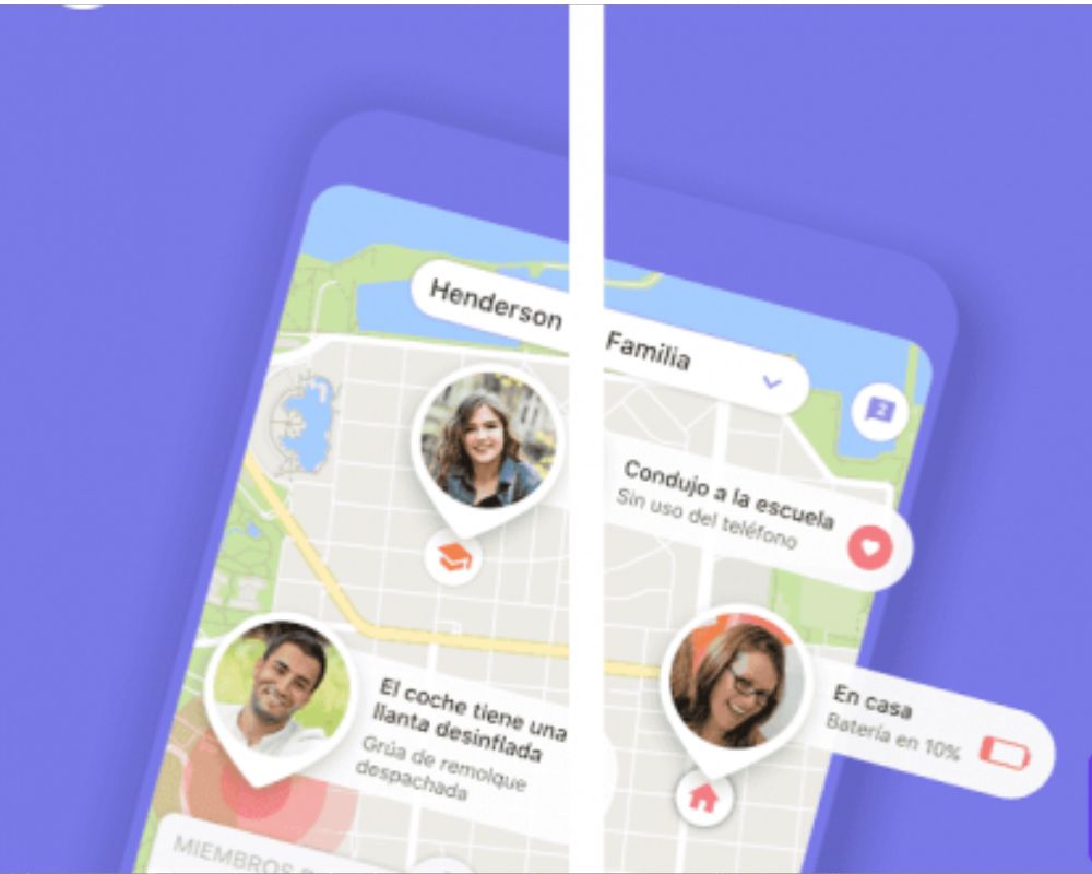Aplicación para rastrear personas  