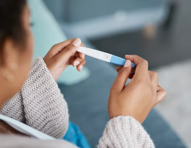 Aplicación de test de embarazo para teléfonos móviles